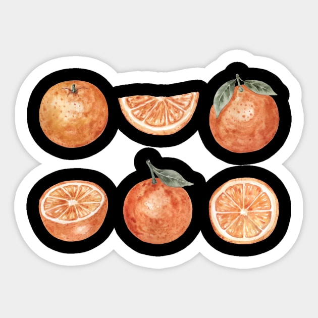 Oranges Sticker by RefinedApparelLTD